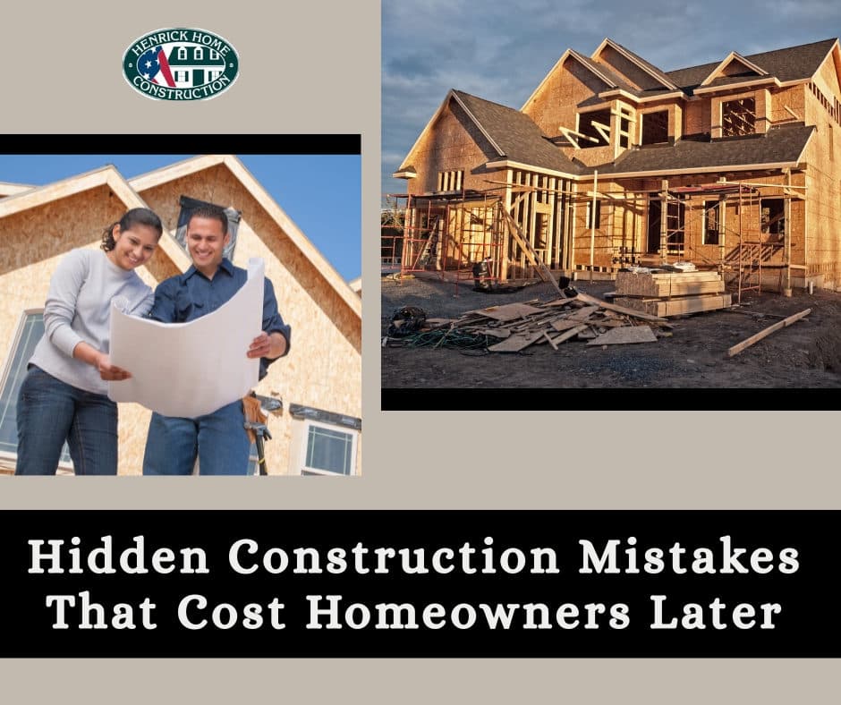 Hidden Construction Mistakes That Cost Homeowners Later
