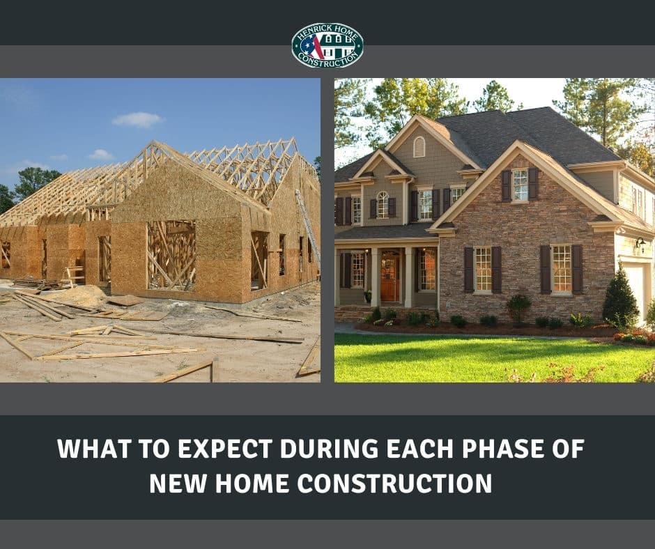 What to Expect During Each Phase of New Home Construction