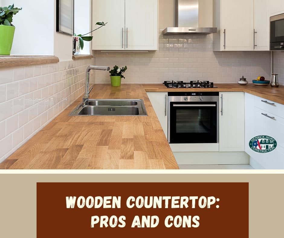 Wooden countertop : pros and cons