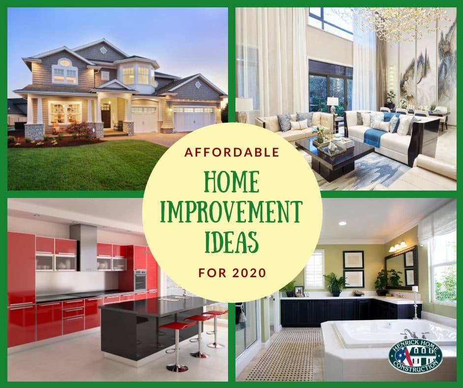 Affordable Home improvement ideas for 2020