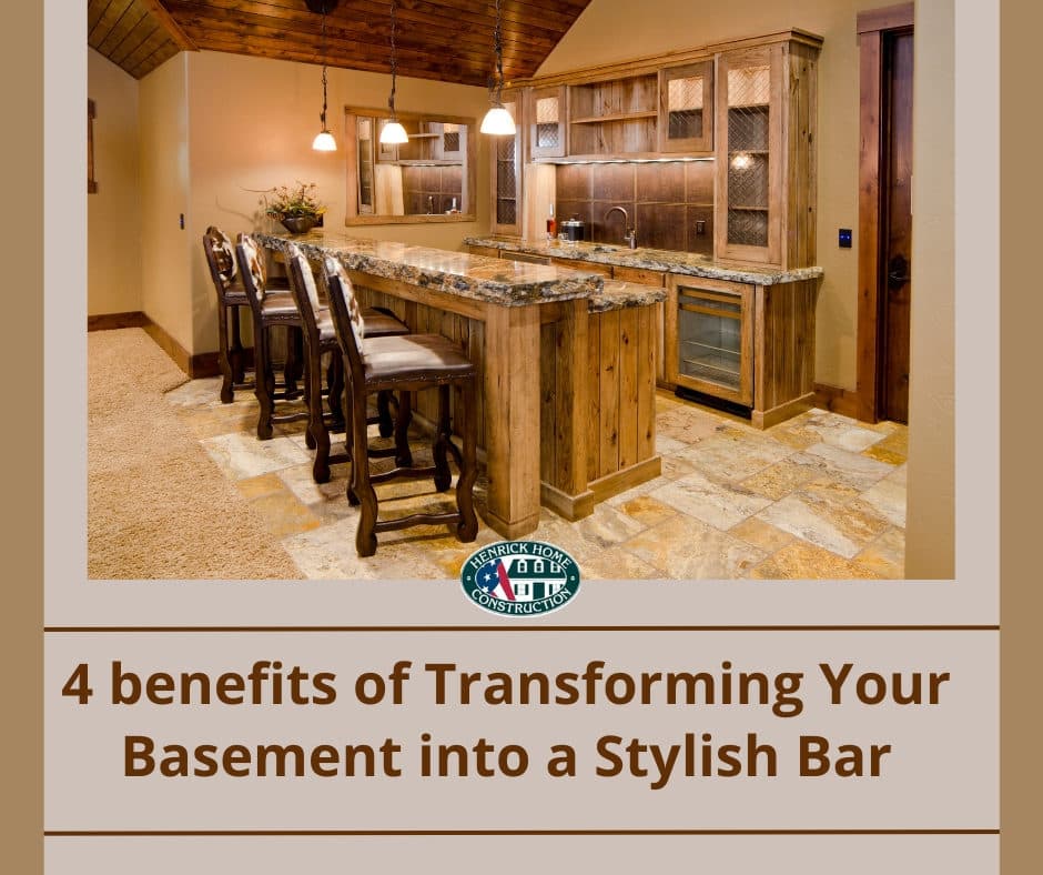 4 benefits of Transforming Your Basement into a Stylish Bar