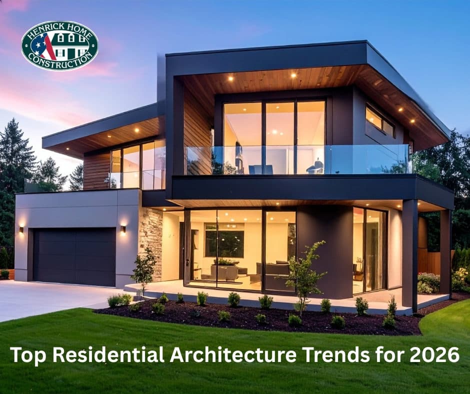 Modern boxy home exterior with clean lines representing current architectural design trends