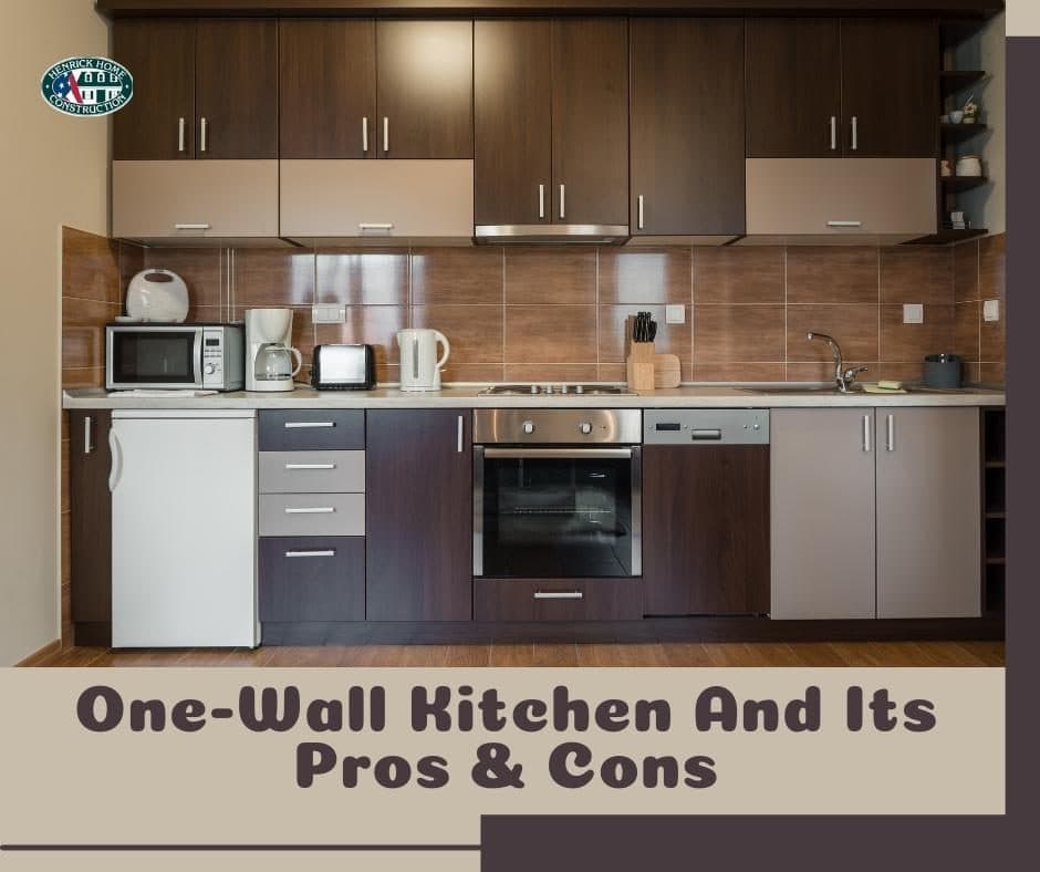 One-Wall Kitchen And Its Pros & Cons